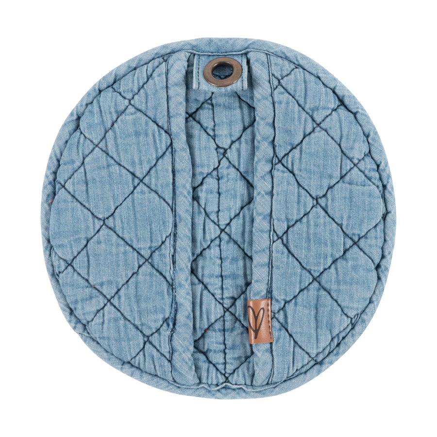  Ayesha Curry - Potholder - Set of 2 distressed denim