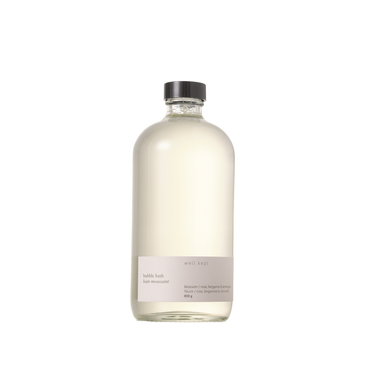 bubble bath gift idea handcrafted palmaraosa, bergamot, lemongrass and rose