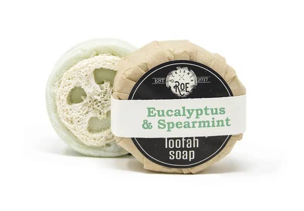 Benjamin Roe - Loofah Soap - Eucalyptus & Spearmint | Exfoliating Loofah