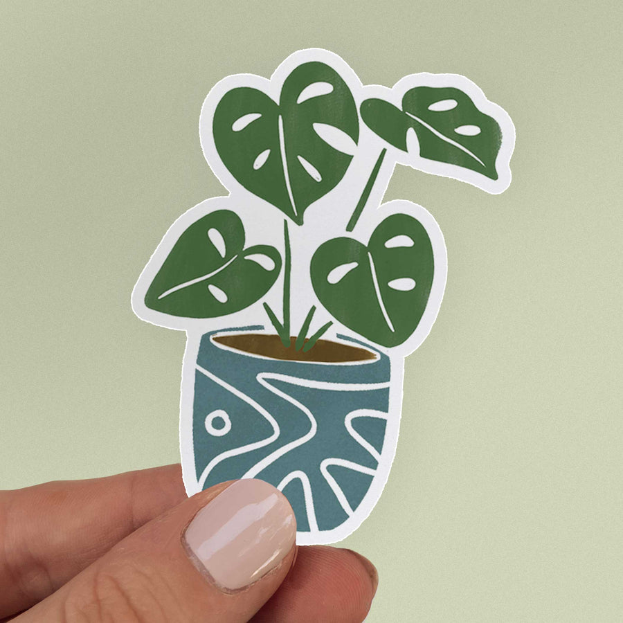 Just Right Design Co. - Monstera Plant Sticker