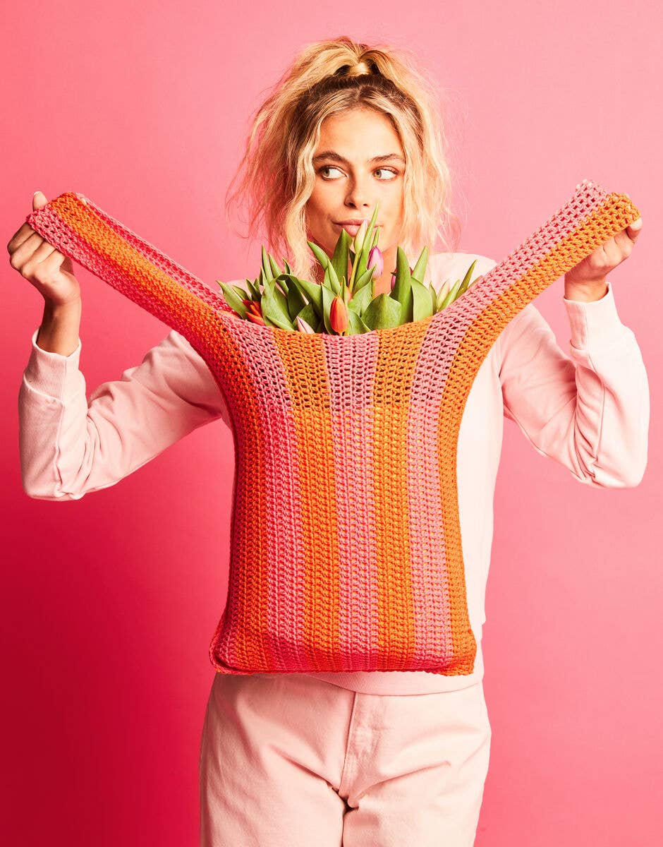 austin gift Sirdar Stripey Shopper Crochet Kit