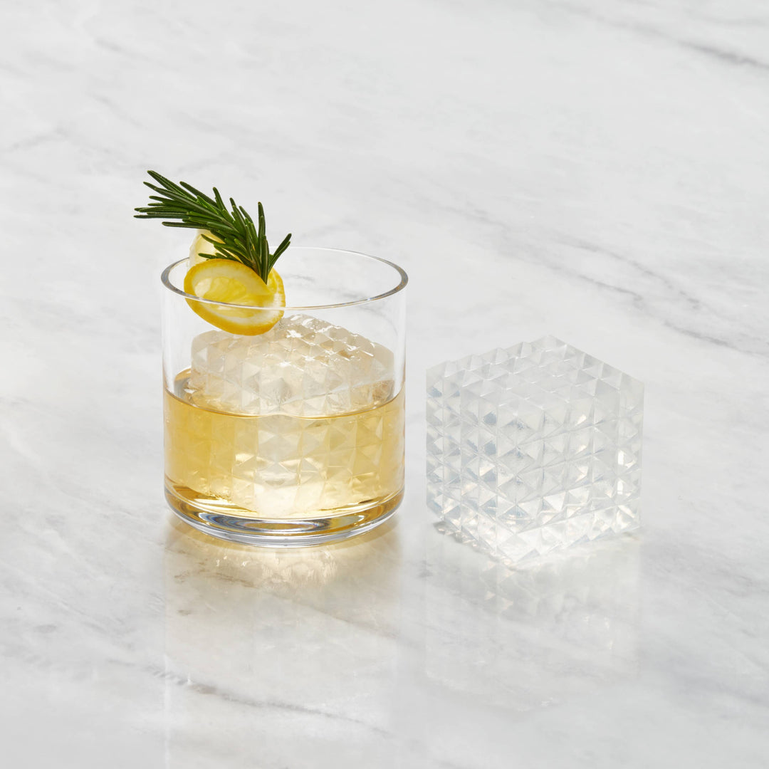 W&P - Cocktail Ice Mold, Prism - Charcoal