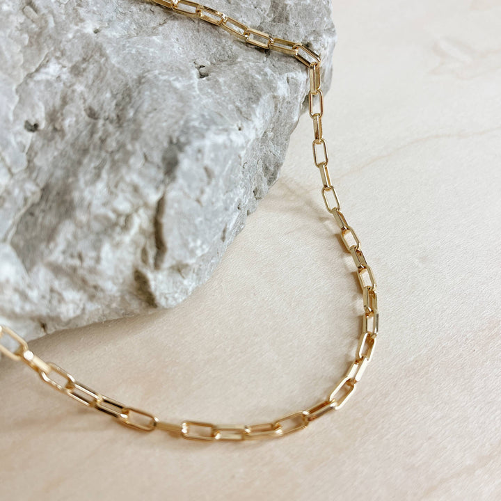 New Origin Shop brass necklace house of hoft Our Elle Necklace is the perfect piece for any girl who doesn’t want to go too over the top. Dress up or down for a polished look.  Length-14" with 1" Extender Material-18k Gold-Plated Brass