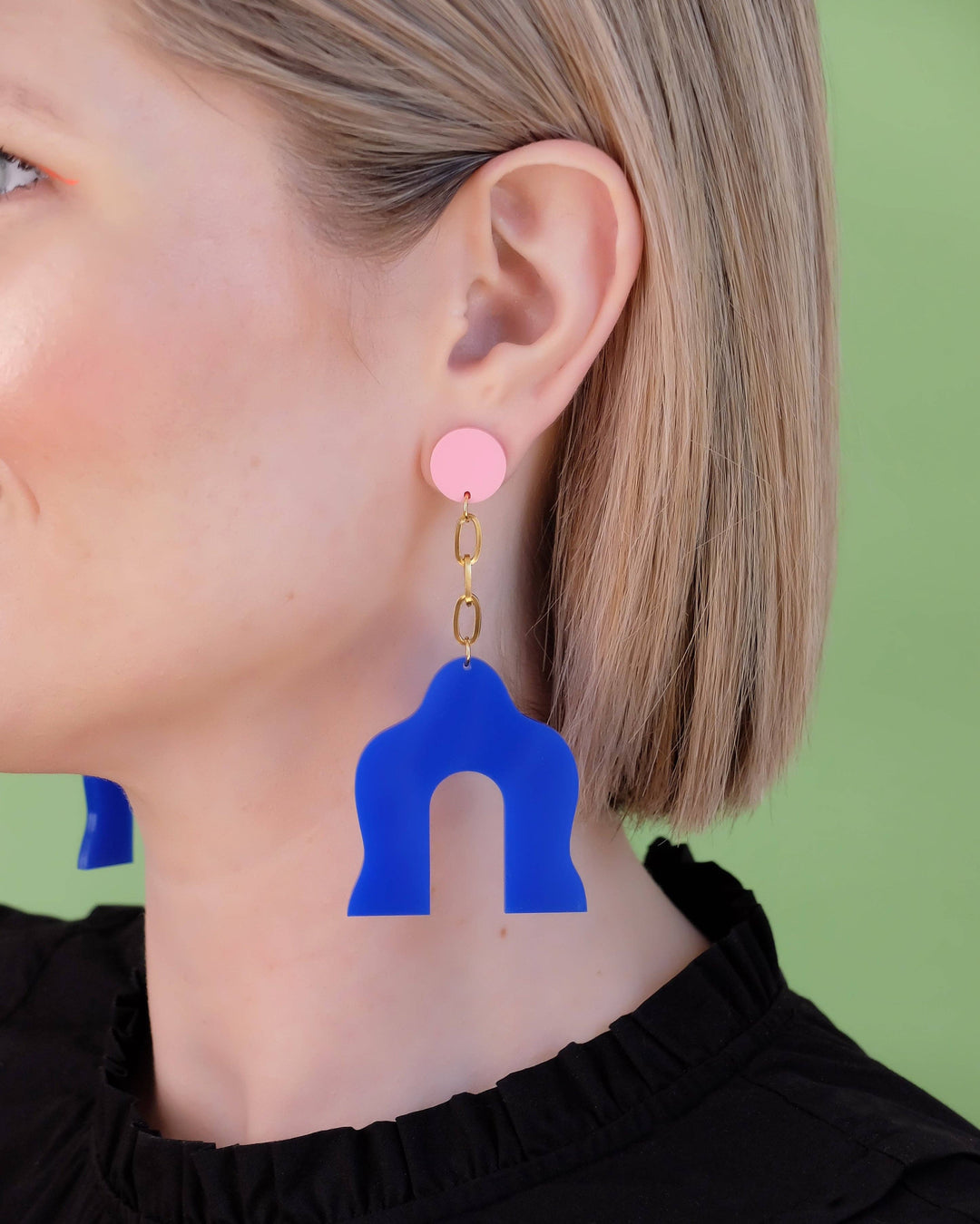 FLOURISH Chain Dangles | Blue