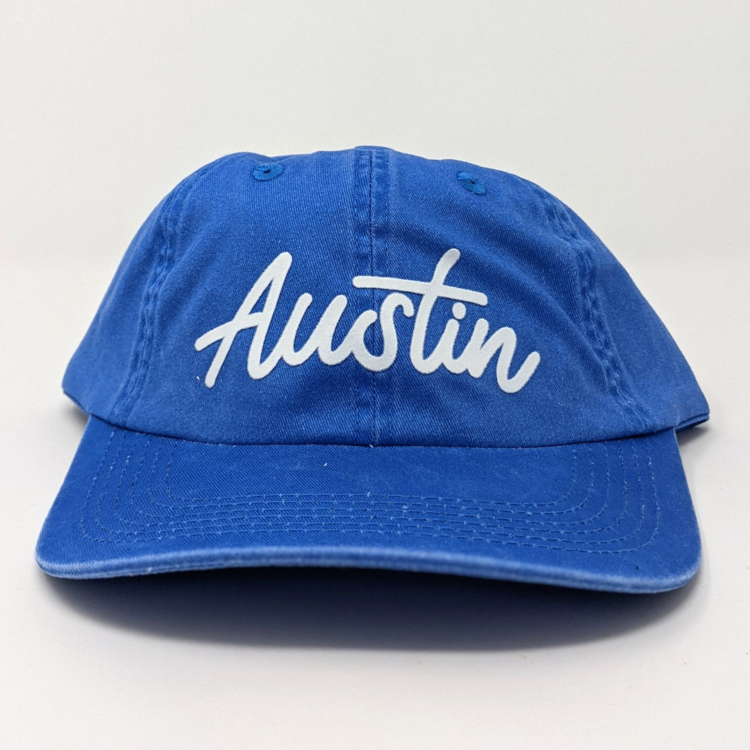 Austin Cursive Baseball Cap-Frankie Jean