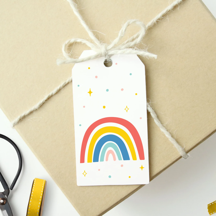 Rainbow Gift Tags, Set Of 10
