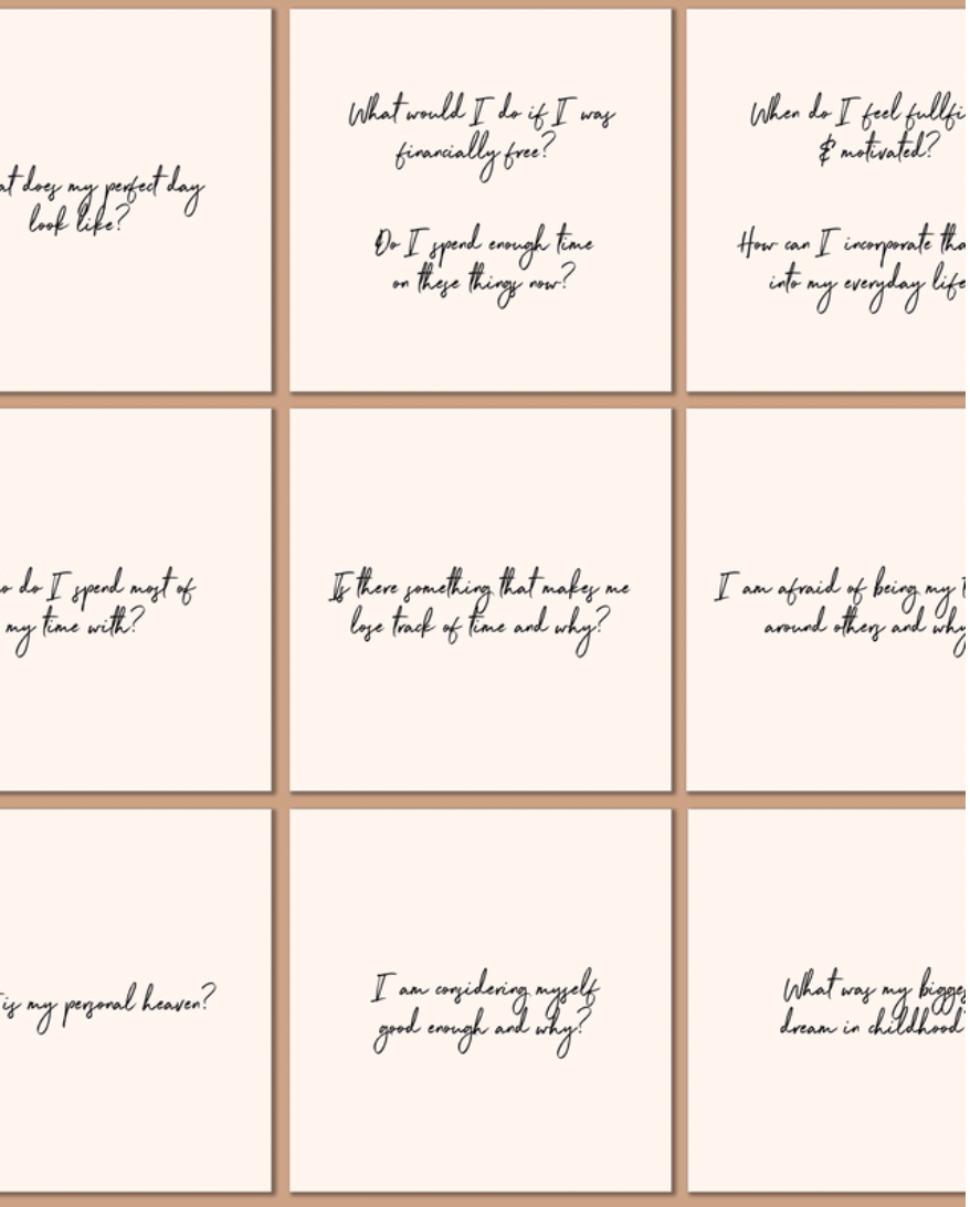 Wellness Meditation Question Cards