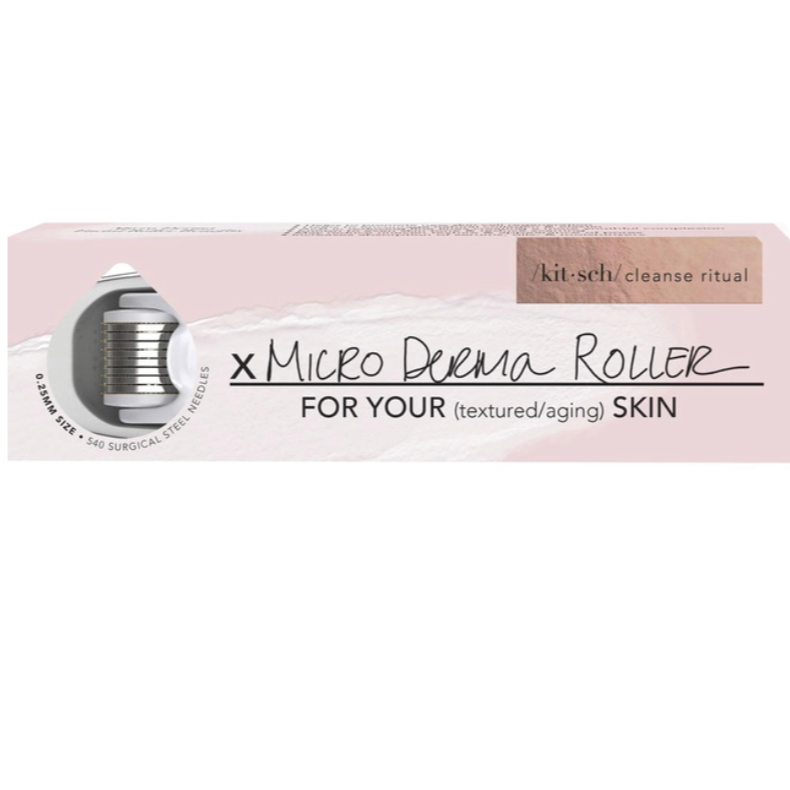 KITSCH - Micro Derma Facial Roller in White