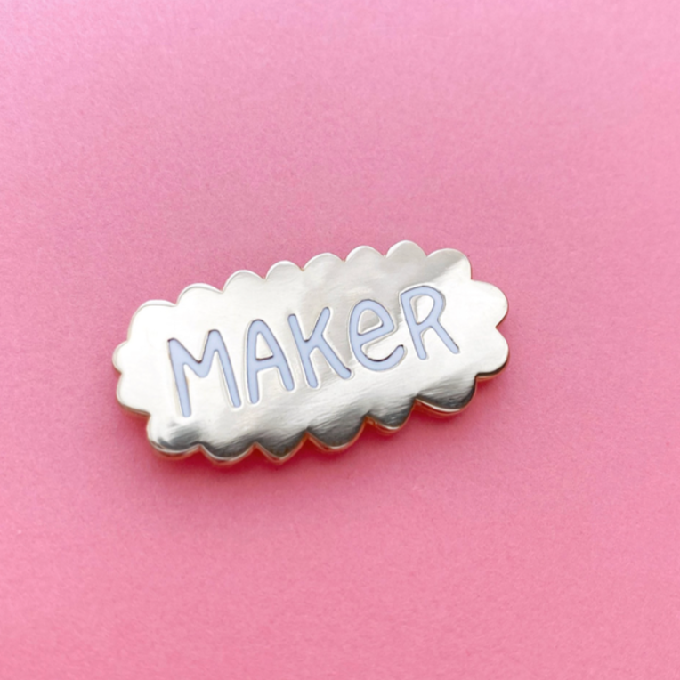 Crafty Maker Enamel Pin