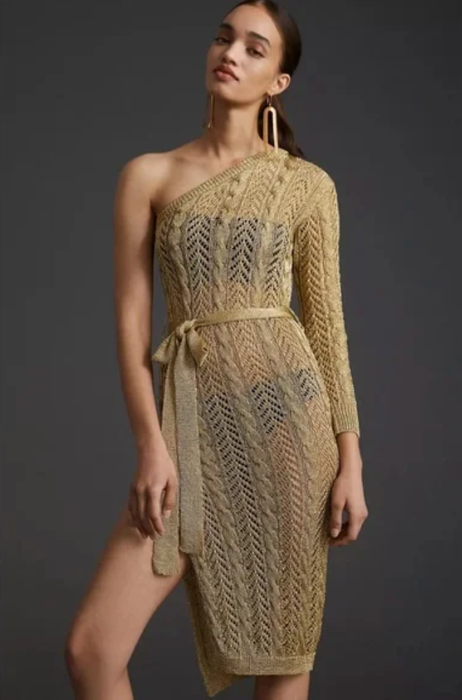 Gold stunner dress