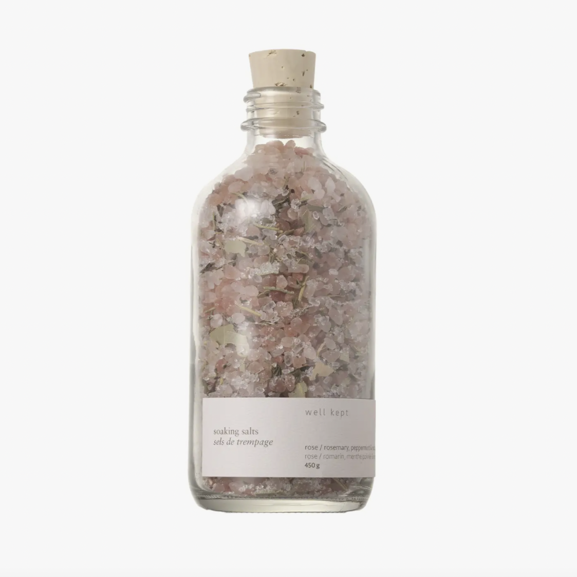 well kept rose soaking salt