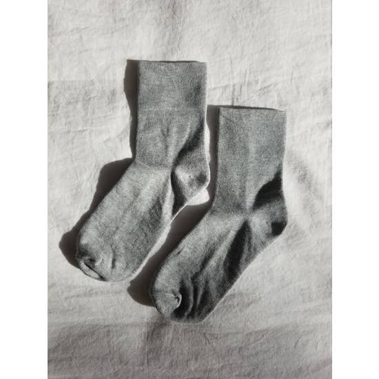 Sneaker Socks- Heather Grey