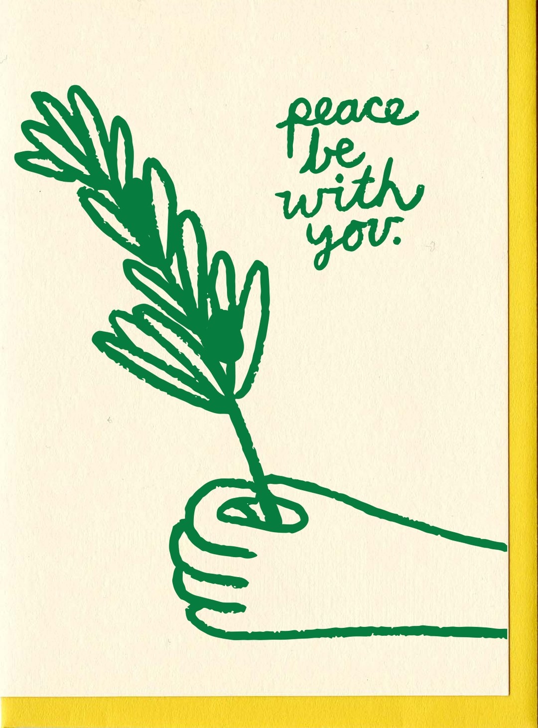 peace be with you card