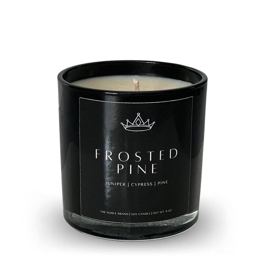 Frosted Pine Soy Candle: 8 oz