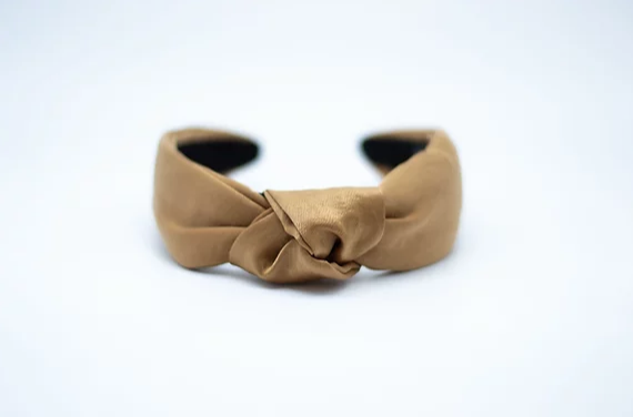 austin women Headband - Knotted Headband - Luxe Satin Hairband