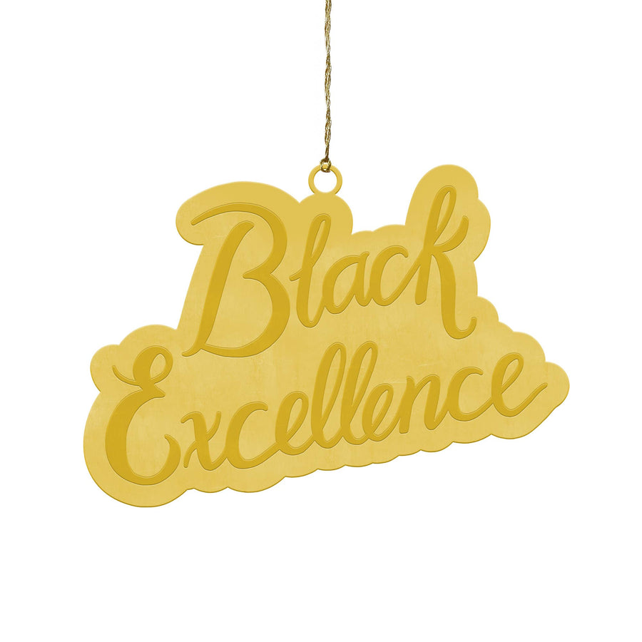 Pineapple Sundays Design Studio - Black Excellence Brass Ornament