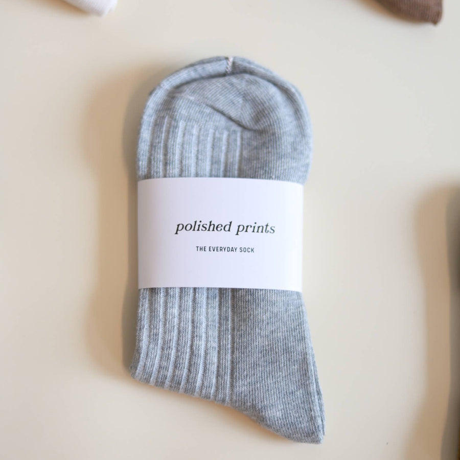 gray Everyday Women's Sock