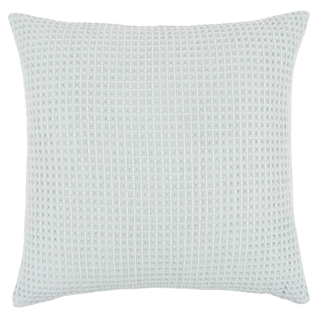 KAF Home Contrast Waffle Throw Pillow - Illusion Blue