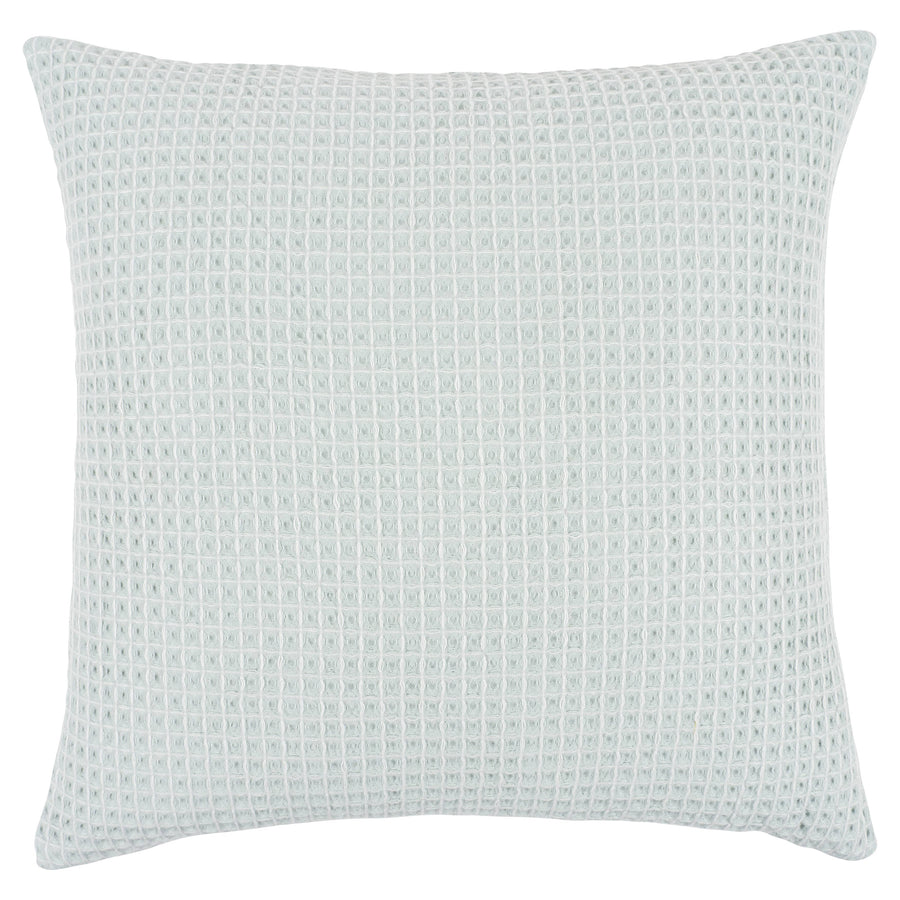 KAF Home Contrast Waffle Throw Pillow - Illusion Blue