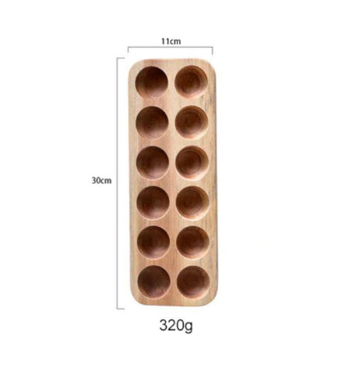  Wooden Egg Storage Tray