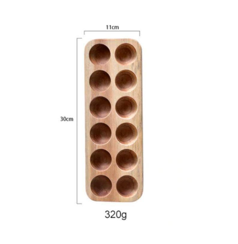  Wooden Egg Storage Tray