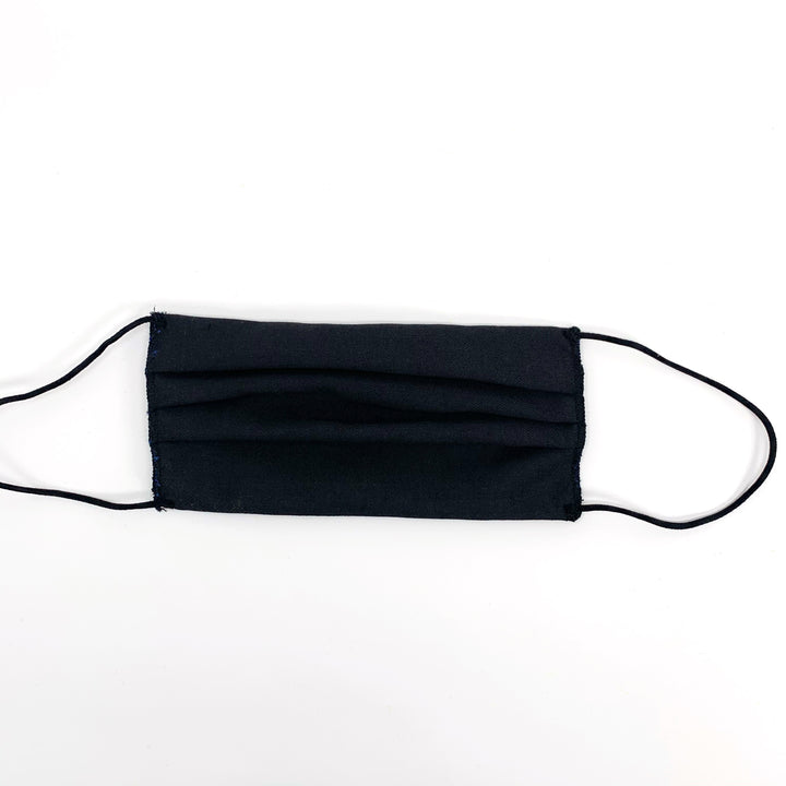 Neutral Pleated Face Mask-Black - New Origin Shop 