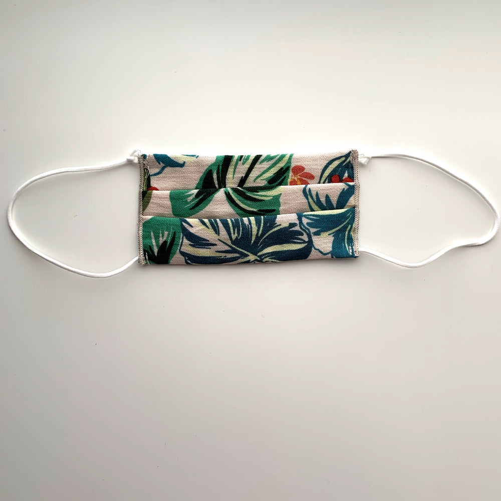 Kids Pleated Face Mask-Plant & Flower - New Origin Shop 