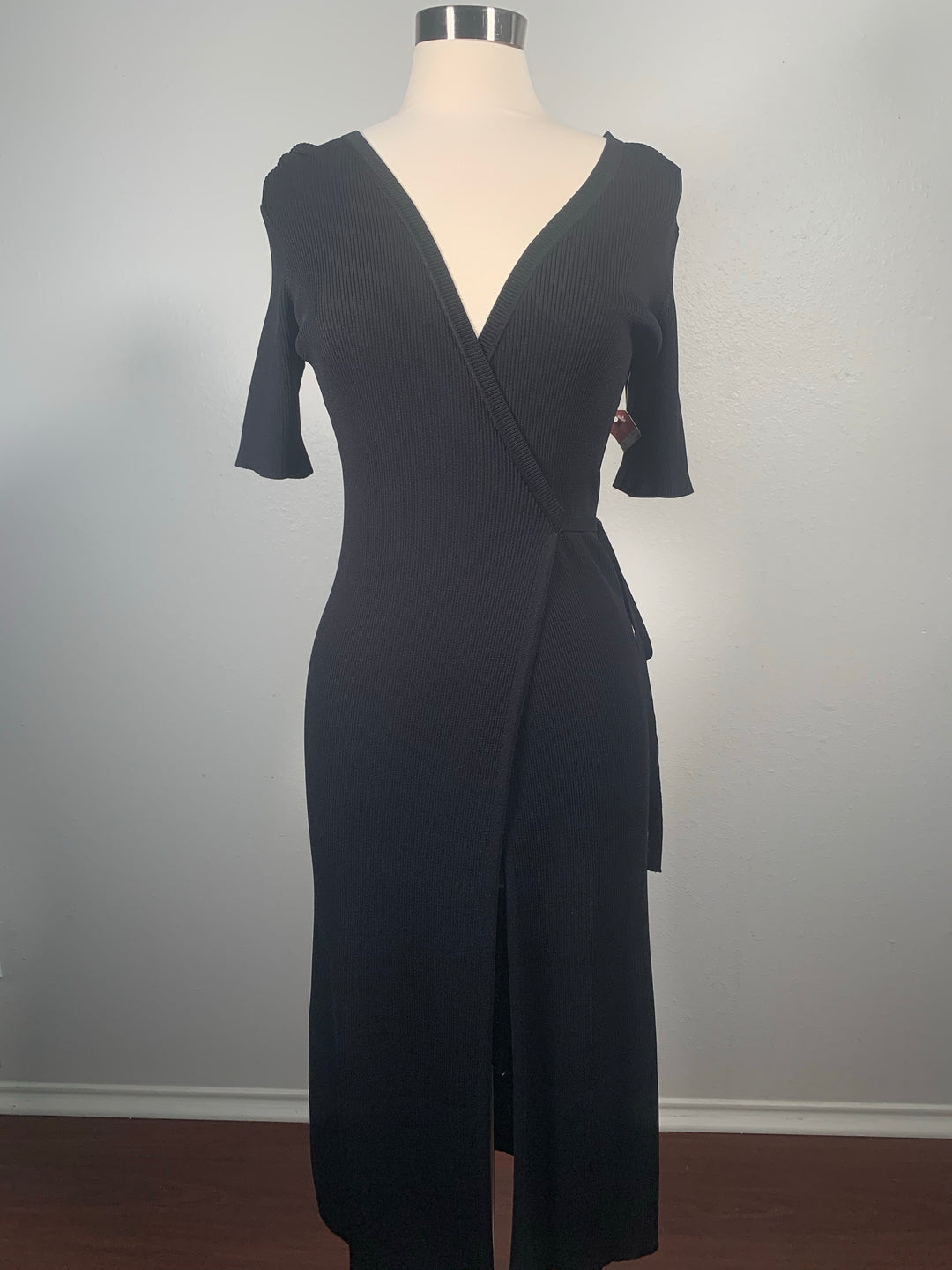 Black Wrap Dress - New Origin Shop 