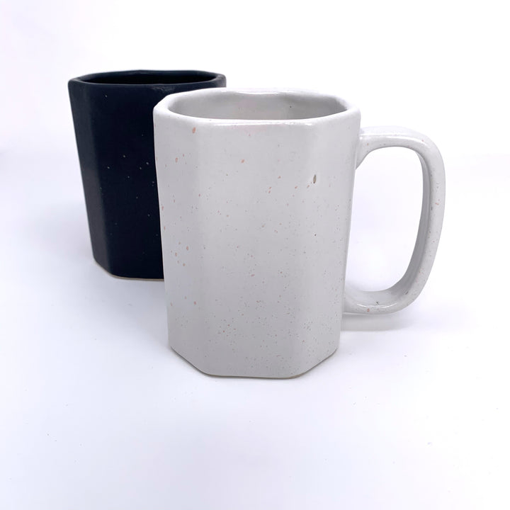 Matte White with Black Speckled Ritual Mugs - New Origin Shop 