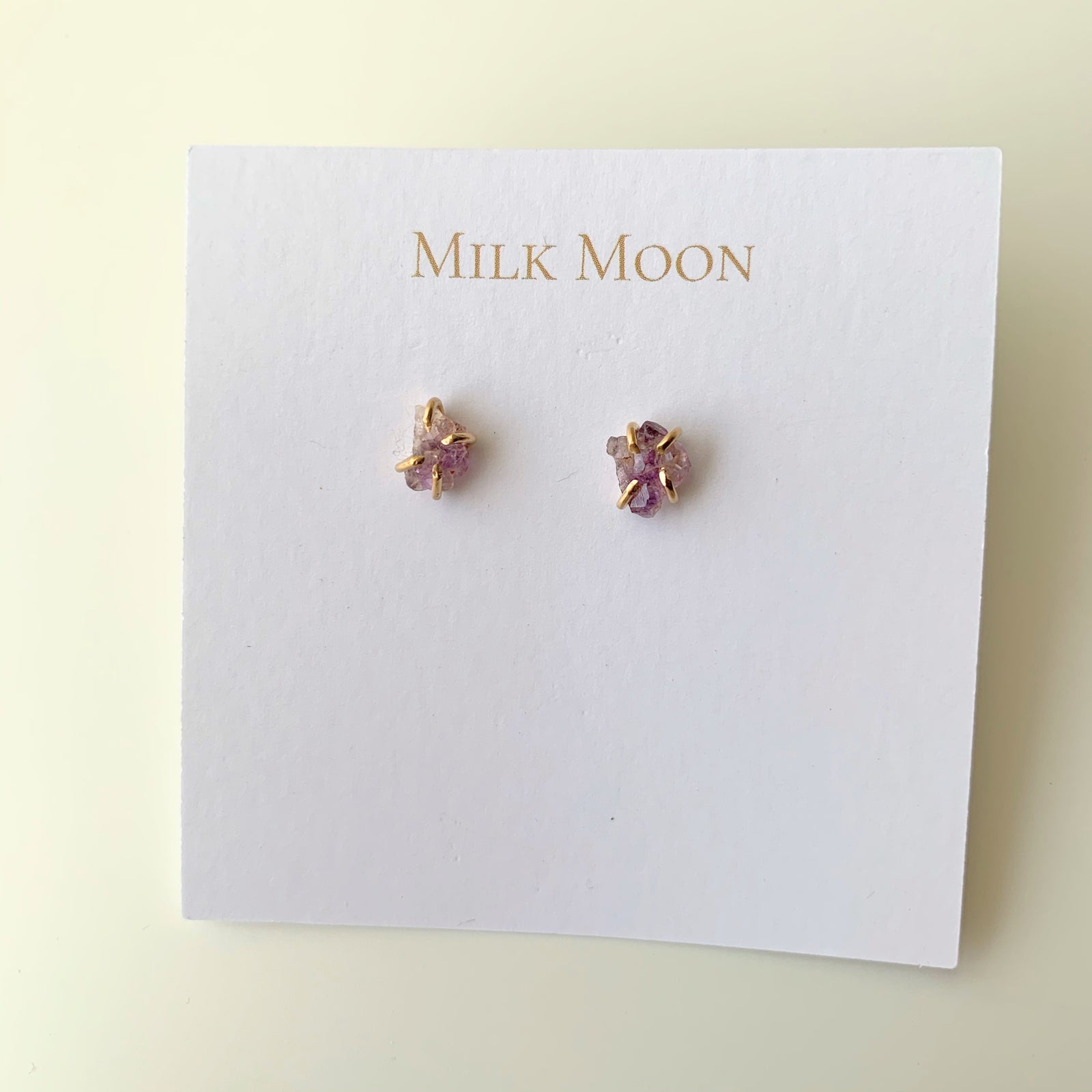 Amethyst Studs - New Origin Shop 