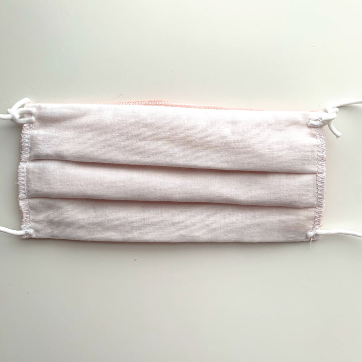 Kids Pleated Face Mask-Orange stripe - New Origin Shop 