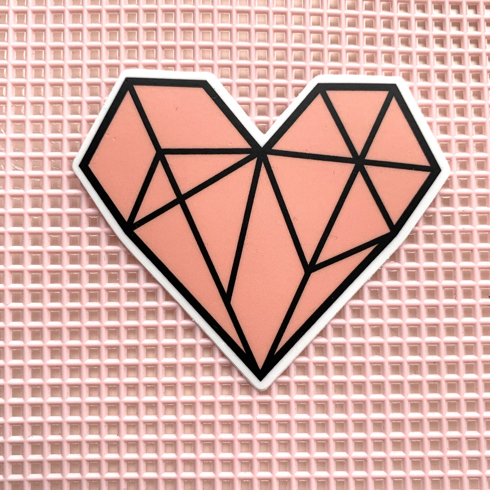 Pink Heart-New Origin Shop Sticker - New Origin Shop 