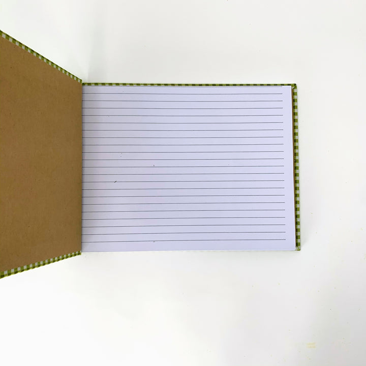 lined paper journal handmade in conneticut