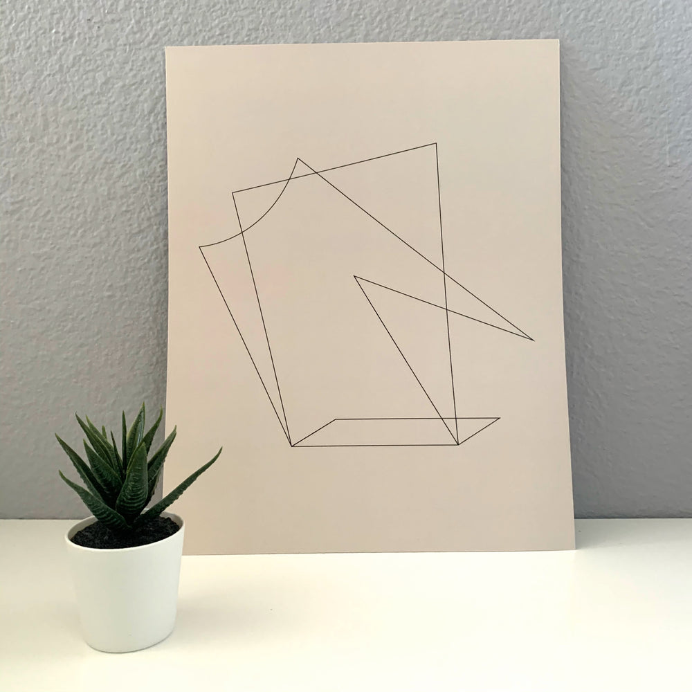 Minimalist, Modern Abstract Wall Art Print - New Origin Shop 